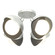 Brooklyn Brooklyn 4-Light Double Shade Semi-Flush in Vintage Platinum (39|121376-SKT-82-20-GG0711)