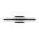 Dex Two Light Bath Vanity in Midnight Black (454|4554302-112)