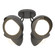 Brooklyn Brooklyn 4-Light Double Shade Semi-Flush in Black (39|121376-SKT-10-20-GG0711)
