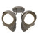 Brooklyn Brooklyn 4-Light Double Shade Semi-Flush in Dark Smoke (39|121376-SKT-07-07-GG0711)