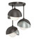 Brooklyn Brooklyn 3-Light Double Shade Semi-Flush in Oil Rubbed Bronze (39|121374-SKT-14-82-GG0711)