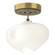 Ume One Light Semi-Flush Mount in Modern Brass (39|121372-SKT-86-84-FD0710)