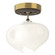 Ume Ume 1-Light Semi-Flush in Modern Brass (39|121372-SKT-86-05-FD0710)