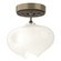 Ume One Light Semi-Flush Mount in Soft Gold (39|121372-SKT-84-05-FD0710)