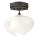 Ume Ume 1-Light Semi-Flush in Natural Iron (39|121372-SKT-20-05-FD0710)