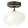 Ume Ume 1-Light Semi-Flush in Oil Rubbed Bronze (39|121372-SKT-14-84-FD0710)
