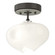Ume Ume 1-Light Semi-Flush in Dark Smoke (39|121372-SKT-07-85-FD0710)