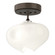 Ume Ume 1-Light Semi-Flush in Bronze (39|121372-SKT-05-20-FD0710)