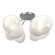 Ume Ume 4-Light Semi-Flush in Vintage Platinum (39|121370-SKT-82-FD0710)