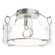 Bow One Light Semi-Flush Mount in Vintage Platinum (39|121142-SKT-82-LL0218)