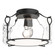 Bow One Light Semi-Flush Mount in Black (39|121142-SKT-10-LL0218)