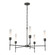 Vela Five Light Chandelier in Natural Iron (39|105045-SKT-20-FD0611)