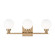 Clybourn Three Light Bath Vanity in Satin Brass (454|4461603-848)