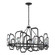 Gatsby Eight Light Chandelier in Black (39|105020-SKT-10-CR)