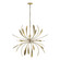 Dahlia Six Light Chandelier in Modern Brass (39|104350-SKT-86)