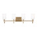Oak Moore Four Light Bath Vanity in Satin Brass (454|4457104-848)