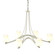 Ribbon Oval Ribbon 6 Arm Chandelier in Ink (39|104106-SKT-89-GG0236)