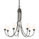 Flora Flora 7 Arm Chandelier in Dark Smoke (39|103049-SKT-07-GG0444)