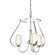 Flora Flora 3 Arm Chandelier in Sterling (39|103047-SKT-85-ZS0354)
