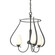 Flora Three Light Chandelier in Natural Iron (39|103047-SKT-20-GG0303)
