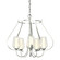 Flora Flora 5 Arm Chandelier in Sterling (39|103045-SKT-85-ZS0354)