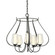 Flora Flora 5 Arm Chandelier in Natural Iron (39|103045-SKT-20-ZS0354)