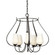Flora Flora 5 Arm Chandelier in Oil Rubbed Bronze (39|103045-SKT-14-GG0303)