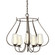 Flora Flora 5 Arm Chandelier in Bronze (39|103045-SKT-05-ZS0354)