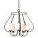 Flora Five Light Chandelier in Bronze (39|103045-SKT-05-GG0303)