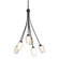 Flora Flora 6 Arm Chandelier in Black (39|103043-SKT-10-GG0303)