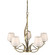 Flora Flora 5 Arm Chandelier in Modern Brass (39|103040-SKT-86-GG0236)