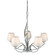 Flora Flora 5 Arm Chandelier in Vintage Platinum (39|103040-SKT-82-GG0236)