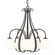 Sweeping Taper Sweeping Taper 5 Arm Chandelier in Ink (39|101445-SKT-89-GG0001)