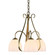 Sweeping Taper Sweeping Taper 3 Arm Chandelier in Modern Brass (39|101441-SKT-86-GG0001)