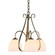 Sweeping Taper Three Light Chandelier in Soft Gold (39|101441-SKT-84-GG0001)