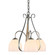 Sweeping Taper Sweeping Taper 3 Arm Chandelier in Vintage Platinum (39|101441-SKT-82-GG0001)