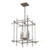 Tura Four Light Chandelier in Dark Smoke (39|101316-SKT-07)