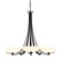 Aegis Aegis 5 Arm Chandelier in Black (39|101261-SKT-10-GG0123)