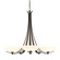 Aegis Five Light Chandelier in Dark Smoke (39|101261-SKT-07-GG0123)