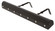 Classic Traditional Three Light Picture Light in Black w/Polished Nickel (30|TB24-BLK/PN)