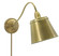 Hyde Park One Light Wall Sconce in Weathered Brass (30|HP725-WB-MSWB)