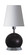 Geo One Light Table Lamp in Black Matte w/Chrome (30|GEO110)