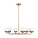 Alvin Six Light Chandelier in Satin Brass (454|3168106-848)