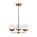 Alvin LED Chandelier in Satin Brass (454|3168103EN3-848)