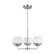 Alvin Three Light Chandelier in Brushed Nickel (454|3168103-962)