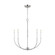 Greenwich Five Light Chandelier in Brushed Nickel (454|3167105-962)