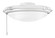 Light Kit Rail Trim LED Fan Light Kit in Chalk White (13|930004FCW)