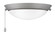 Light Kit Large Low Profile LED Fan Light Kit in Satin Steel (13|930001FSS)