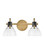 Argo LED Vanity in Heritage Brass (13|51112HB)