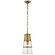 Robinson One Light Pendant in Hand-Rubbed Antique Brass (268|TOB 5752HAB-CG)